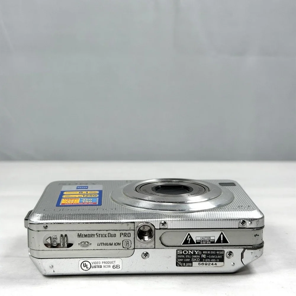 Sony Cyber-Shot DSC-W100 8.1MP Digital Point-And-Shoot Camera with Battery